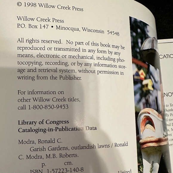 Lawn & Garden Book "Garish Gardens Outlanish Lawns" - Picture 4 of 6